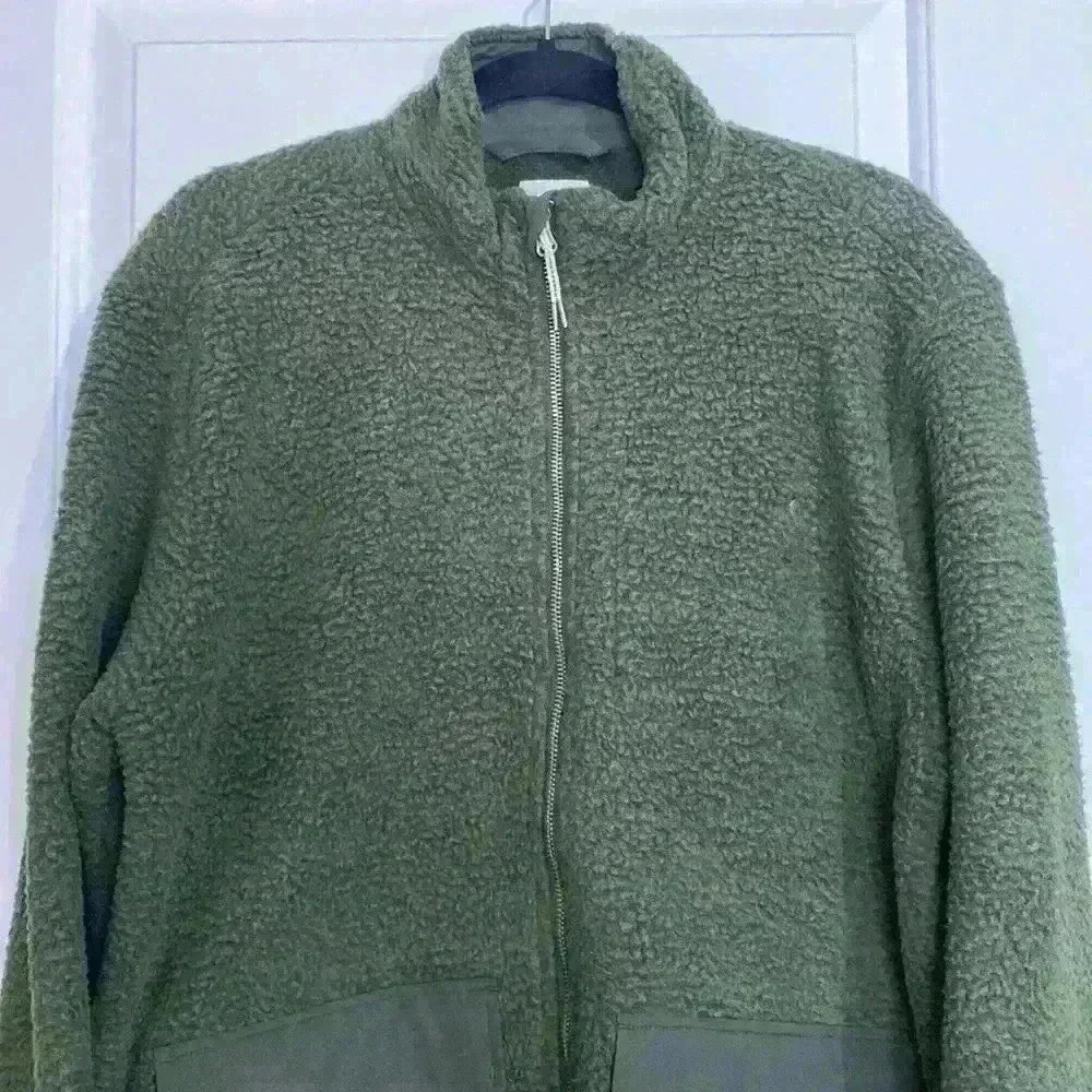 Vuori Idyllwild Sherpa Men’s Jacket Forest Green Large New - Picture 3 of 13